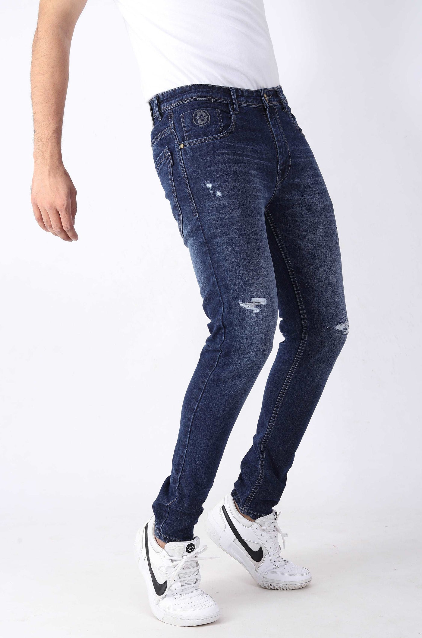 Dunnes Stores | Dark-wash Straight Fit Stretch Jeans